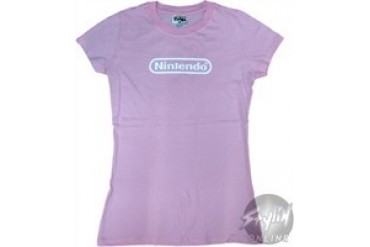Nintendo Name Pink Baby Doll Tee