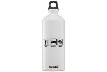 Eat Sleep Nurse Funny Sigg Water Bottle 1.0L by CafePress
