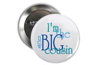 new BIG cousin/boy Button Baby 2.25 Button by CafePress