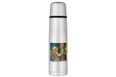 Vintage Angel Large Thermos Bottle Vintage Large Thermosreg; Bottle by CafePress