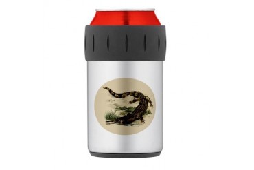 Vintage Caiman Thermos Can Cooler Vintage Thermosreg; Can Cooler by CafePress