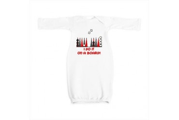 backgammon do it on board2.png Funny Baby Gown by CafePress