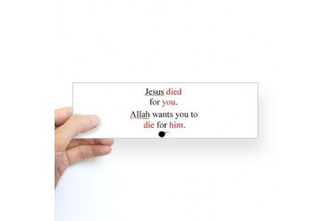 Bumper Sticker Religious Sticker Bumper by CafePress