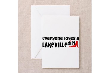 Everyone loves a Lakeville Girl Minnesota Greeting Card by CafePress