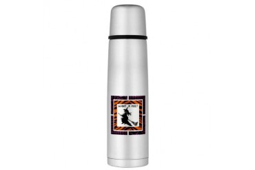 WANT A RIDE? Large Thermos Bottle Halloween Large Thermosreg; Bottle by CafePress