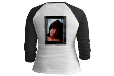 David Cassidy Then David Jr. Raglan by CafePress