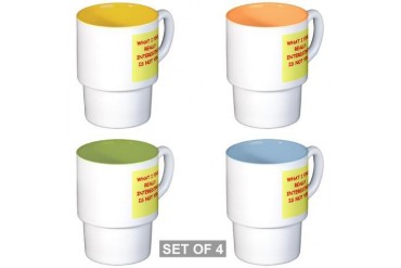 27.png Funny Stackable Mug Set 4 mugs by CafePress