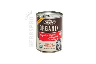 Organic Grain-Free Chicken & Vegetable Canned Dog Food 12.7 oz
