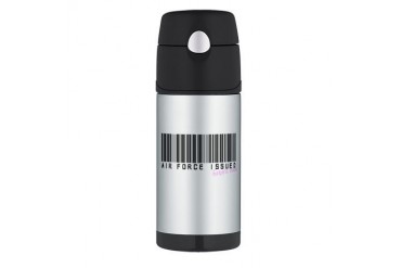 AF Issued FW.png Military Thermos Bottle 12oz by CafePress