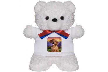 Dachshund Meadow Dachshund Teddy Bear by CafePress