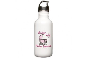 Stroller Today Baby Stainless Water Bottle 1.0L by CafePress