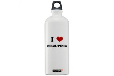 PORCUPINES.png Funny Sigg Water Bottle 1.0L by CafePress