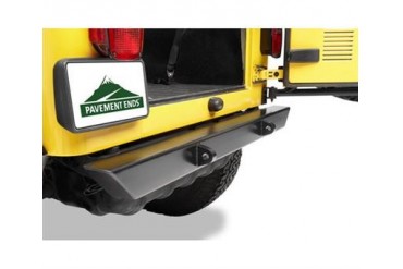 Pavement Ends Rear Bumper with D-ring Mounts in Black Powder Coat 43902-01 Rear Bumpers