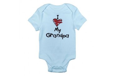 I Love My Grandpa Infant Creeper Body Suit