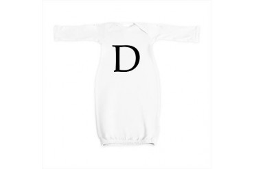 DBookAntiquablack.psd Alphabet Baby Gown by CafePress