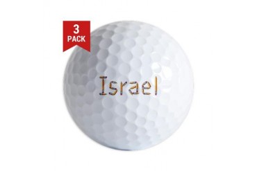 Israel Pencils Israel Golf Balls by CafePress