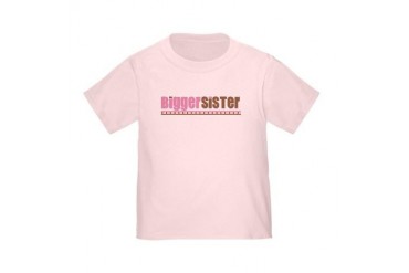 bigger sister pink brown Toddler T-Shirt