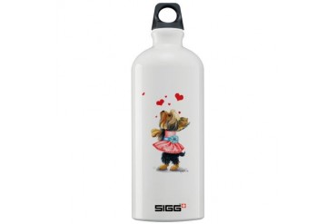Love without ends Dog Sigg Water Bottle 1.0L by CafePress