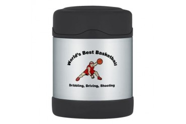 Worlds Best Basketball Thermos Food Jar Cool Thermosreg; Food Jar by CafePress