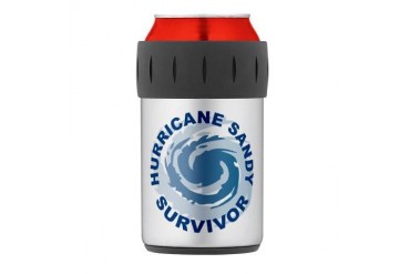 Hurricane Sandy Survivor 2012 Thermos Can Cooler New york Thermosreg; Can Cooler by CafePress