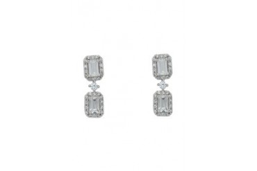 Cubic Zirconia Drop Earring