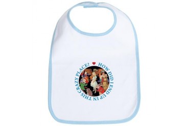 How Did I End Up In This Crazy Place Baby Bib by CafePress