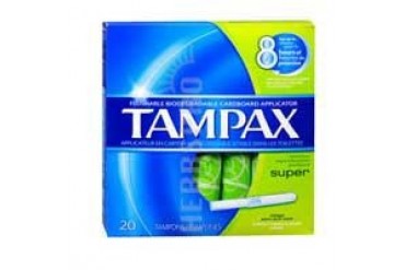 Tampax Tampons With Flushable Applicator Super Absorbency 10 each