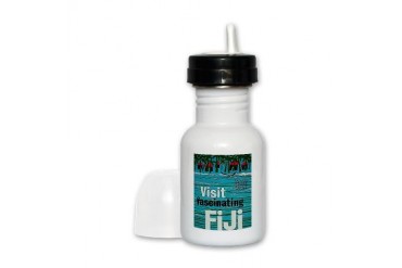 VisitFiji.jpg Vintage Sippy Cup by CafePress