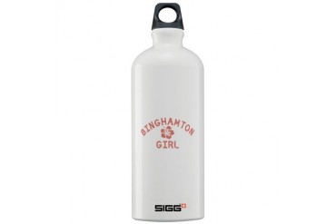 Binghamton Pink Girl New york Sigg Water Bottle 1.0L by CafePress