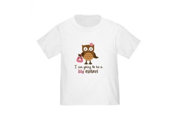 Big Sister to be - Mod Owl Toddler T-Shirt