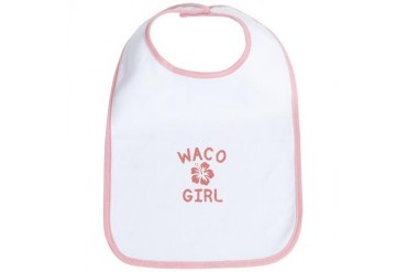 Waco Pink Girl Texas Bib by CafePress