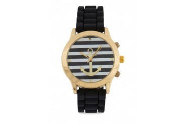 Something Borrowed Anchor Silicon Watch