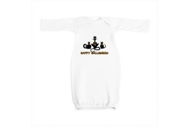 Mustache/Tie Kitties Pets Baby Gown by CafePress