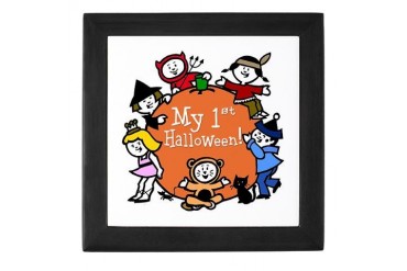 My 1st Halloween Cute Keepsake Box by CafePress