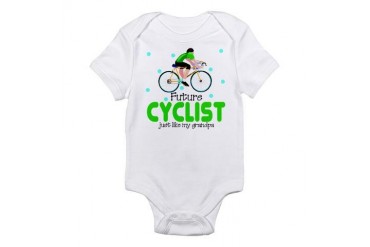 Future Cyclist like Grandpa Baby Infant Bodysuit