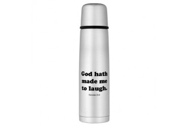 Genesis 21:6 Large Thermos Bottle Humor Large Thermosreg; Bottle by CafePress