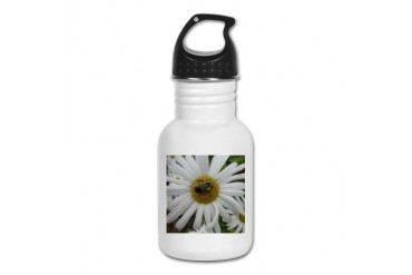 Bumblebee on Daisy Bee Kid's Water Bottle by CafePress
