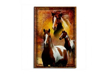 Paint Horses Rectangle Magnet