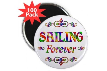 Sailing Forever Sports 2.25 Magnet 100 pack by CafePress