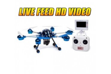 Alpha 6-Rotor 4.5Ch 2.4GHz RC Camera Spy Drone