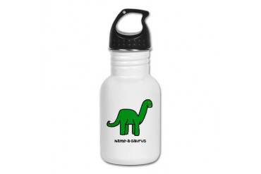 Name your own Brachiosaurus! Kid's Water Bottle