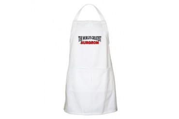 The World's Greatest Surgeon BBQ Nurse Apron by CafePress