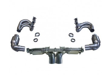 Cargraphic Exhaust Kit 5 Performance Lightweight Version wo Flaps Porsche 997.2 GT3 10-11
