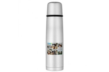 Obama Meets President Putin Large Thermos Bottle Barack obama Large Thermosreg; Bottle by CafePress