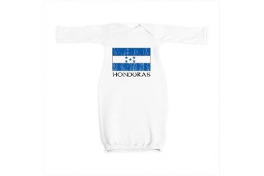 Honduras Flag Flag Baby Gown by CafePress