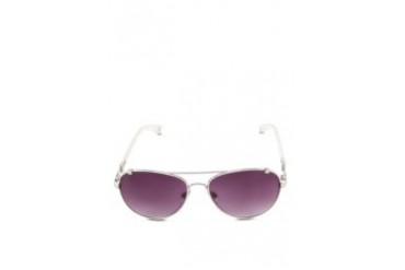 RIVER ISLAND Silver Tone Aviator Sunglasses