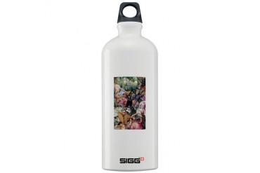 Edward Julius Detmold Tropical Birds Sigg Water Bo Vintage Sigg Water Bottle 1.0L by CafePress