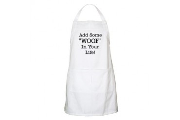 Add Some Woof Dog Apron by CafePress