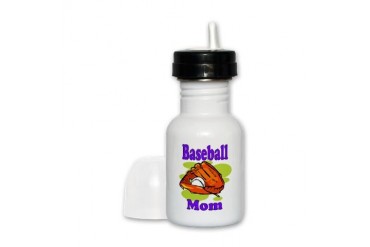 Baseball mom purple black.png Sports Sippy Cup by CafePress