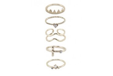Something Borrowed Slim Midi Stack Ring